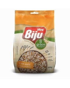 Arroz Meu Biju 8 Grãos Integrais com Aveia Pacote 500g