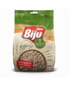 Arroz Meu Biju 8 Grãos Integrais com Quinoa Pacote 500g
