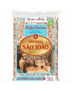 Feijão Empório São João Carioca Pacote 1000g - Limite de 6 unidades por compra