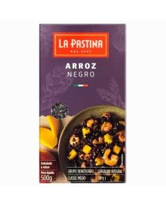 Arroz La Pastina Preto Caixa 500g