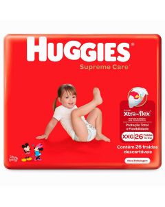 Fralda Huggies Supreme Care Mega Xxg Pacote C/26 - Limite de 3 unidades por
compra
