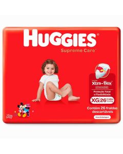 Fralda Huggies Suprema Care Mega Pacote C/26 - Limite de 3 unidades por compra