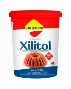 Adoçante em Pó Lowçucar Xilitol Pote 300g