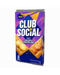 Biscoito Club Social Bacon & Provolone Pacote 141g