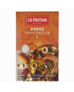 Arroz La Pastina para Paella Caixa 1000g