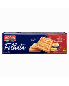 Biscoito Adria Cracker Folhata Pacote 170g