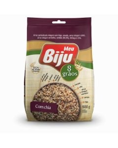 Arroz Meu Biju 8 Grãos com Chia Pacote 500g