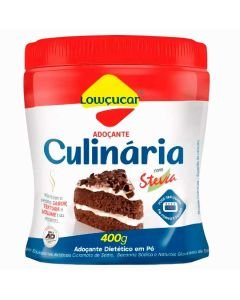 Adoçante em Pó Lowçucar Culinária Stevia Pote 400g