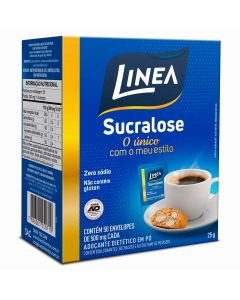 Adoçante em Pó Linea Sucralose Caixa C/50 25g