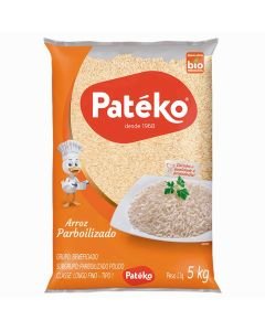 Arroz Patéko Parboilizado Pacote 5000g