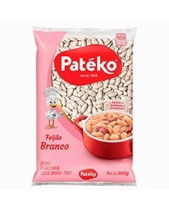 Feijão Patéko Branco Pacote 500g