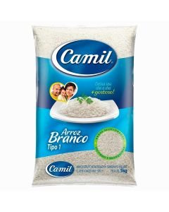 Arroz Camil Tipo 1 Pacote 5000g